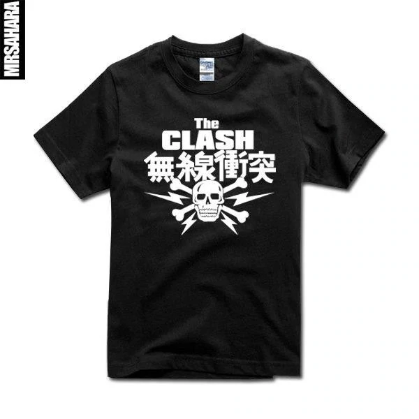 CLASH - Japanese Skull & Crossbones Logo - T-shirt